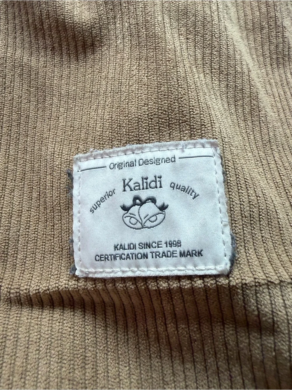 Kalidi Corduroy Tote Bag in Brown